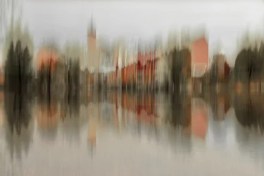 Reflets urbains flous