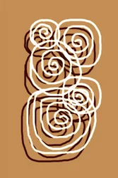 Volutes abstraites en boucles