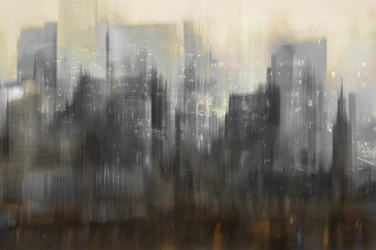 Impression nocturne urbaine