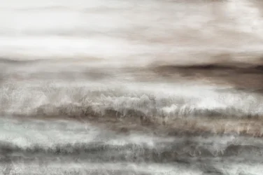 Vagues balayées par le vent