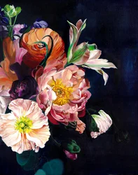 Des fleurs aux couleurs vives et aux nuances changeantes