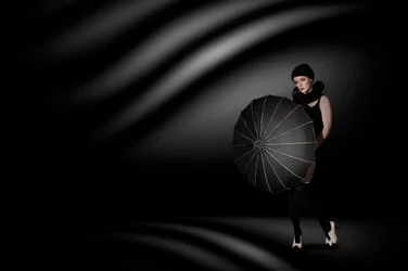 Parapluie pour femme élégante
