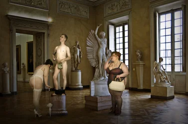 Visite imprévue à la galerie