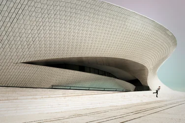 Balai architectural blanc