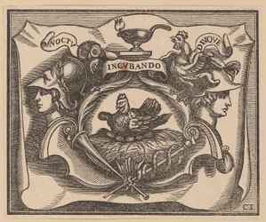 Vignette pour la page de titre de C. Peregrino, Principes Hollandiae et Zelandiae