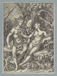 La Chute avec serpent femelle