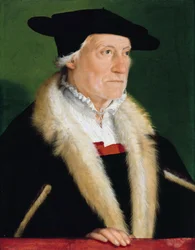 Portrait du cosmographe Sebastian Münster 1489-1552, vers 1550