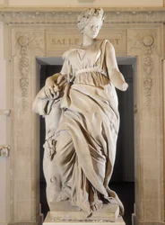 La Muse. Sculpture en pierre