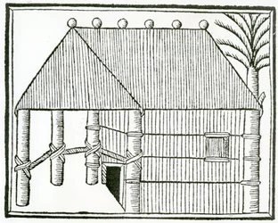 Une habitation indienne de 