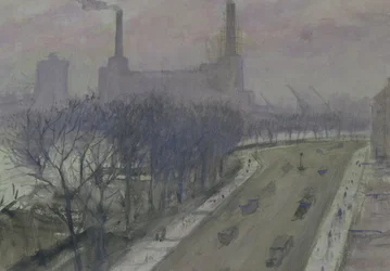 Centrale électrique de Battersea, vers 1935