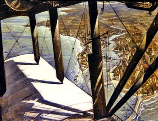 Depuis un avion de Paris