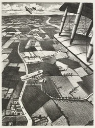 Dans les airs, 1917