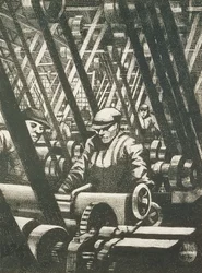 Fabrication du moteur, 1917