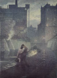 Le chemin de halage, 1912