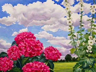 Fleurs au bord d