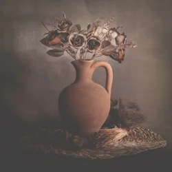 Nature morte rustique et chaleureuse