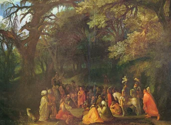 Allemand : Die Predigt Johannes des Täufers Preaching of John the Baptist