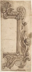 Design pour un demi-cadre décoré d
