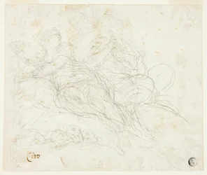 Nymphe et satyre