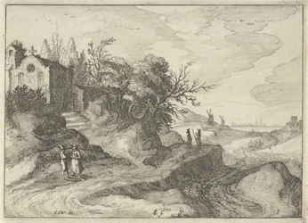 Chapelle sur un chemin sinueux
