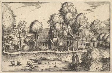 Un Étang, planche 18 de Regiunculae et Villae Aliquot Ducatus Brabantiae