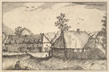 Grands hangars, planche 21 de Regiunculae et Villae Aliquot Ducatus Brabantiae, vers 1610