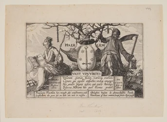 Titre, extrait de Vues des environs de Haarlem (Plaisante Plaetsen)