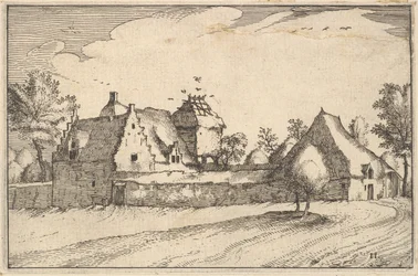 Ferme Enceinte, planche 11 de Regiunculae et Villae Aliquot Ducatus Brabantiae