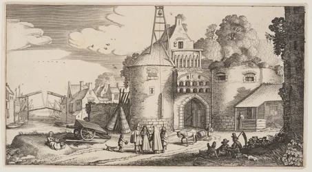 Porte de la ville, extrait de Paysages (Playsante Lantschappen)
