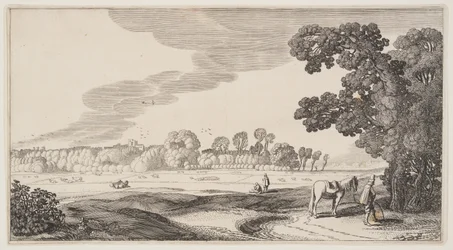 Vue de pâturages, extrait de Paysages (Playsante Lantschappen)
