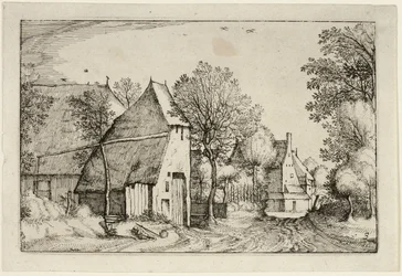 Route du village, planche trois d