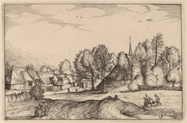 Route vers un village