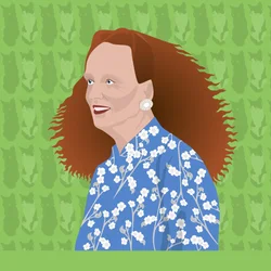 Portrait de Grace Coddington, Directrice Créative de Vogue US