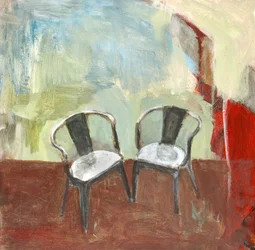 Chaises vides et abstraites