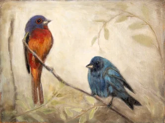 Deux fanions colorés