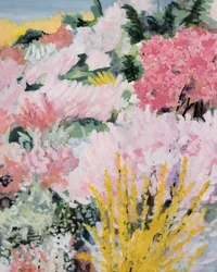 Un jardin floral aux couleurs éclatantes