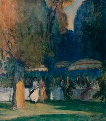 Dans les jardins de Kensington, 1914