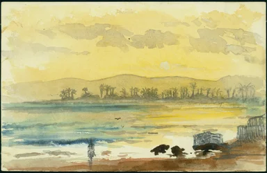 Lever de soleil près de Haïfa, 1872