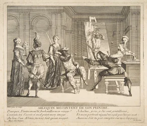 Arlequin mécontent de son peintre