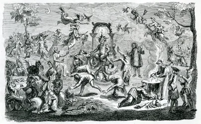 Le sabbat des sorcières (gravure)