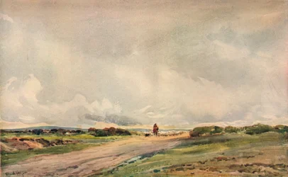 La route vers Portsmouth, vers 1910