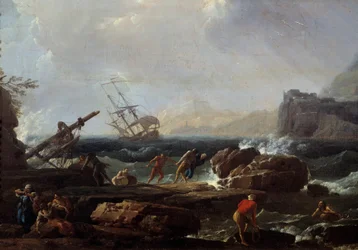 Scène de naufrage