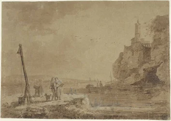 Petit port sous les falaises