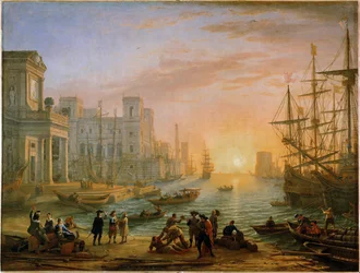 Port de mer, soleil couchant …