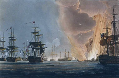 Un port maritime, 1644