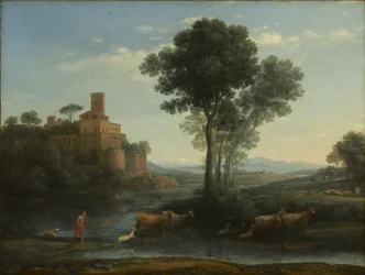 Paysage représentant le voyage de Jacob