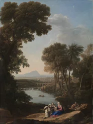 Repos pendant la fuite en Égypte, début des années 1640