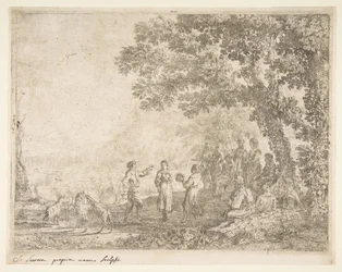 La Danse Campagnarde Grande Planche, vers 1637