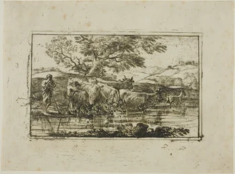 Le troupeau à l