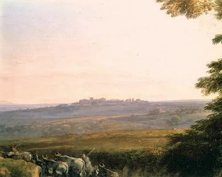 Paysage avec vachers (détail)